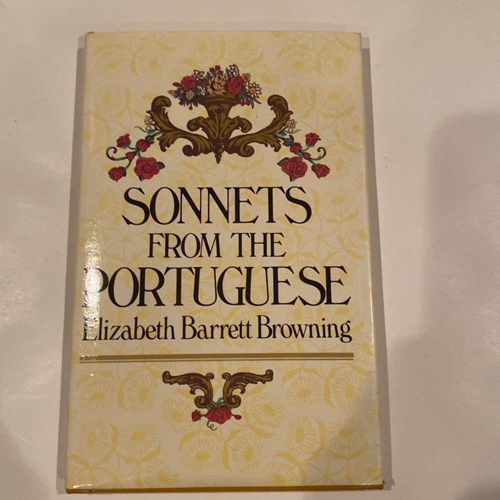 “Sonnets from the Portuguese” mini hardcover with dust jacket